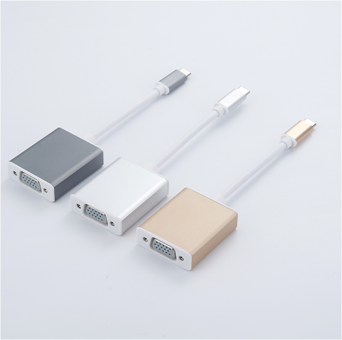 USB-C to VGA Adapter, USB 3.1 Type C (Thunderbolt 3) to VGA Converter 