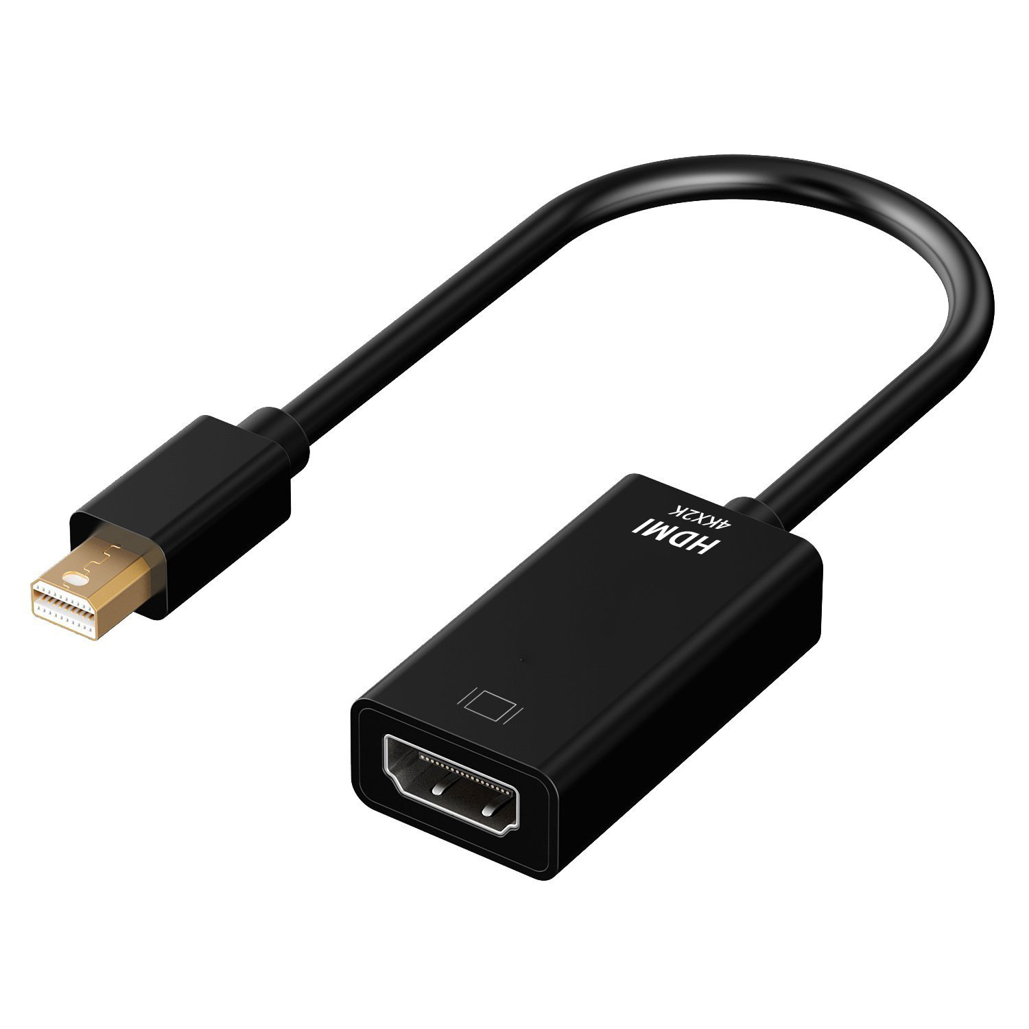 Mini DP to HDMI 4K Adapter (Thunderbolt Compatible) 