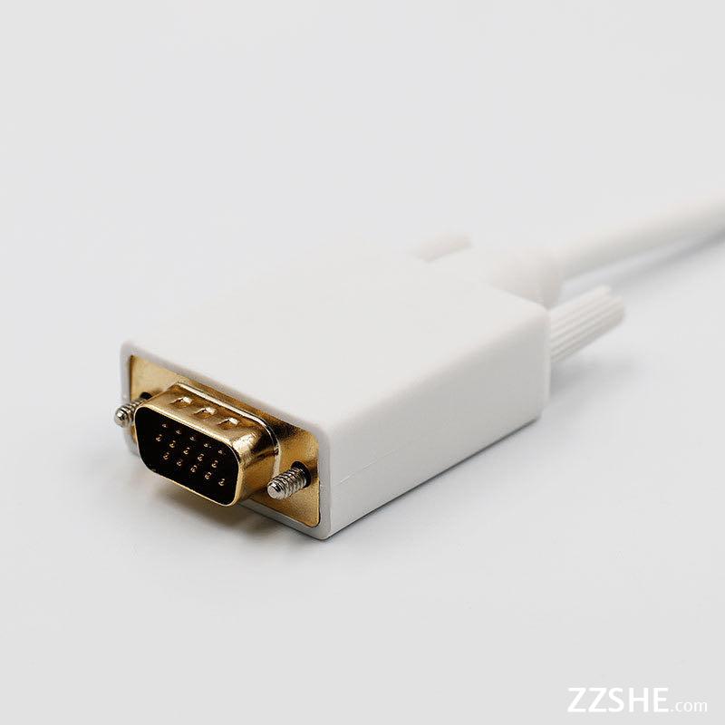 Mini DisplayPort to VGA 6 Feet Cable