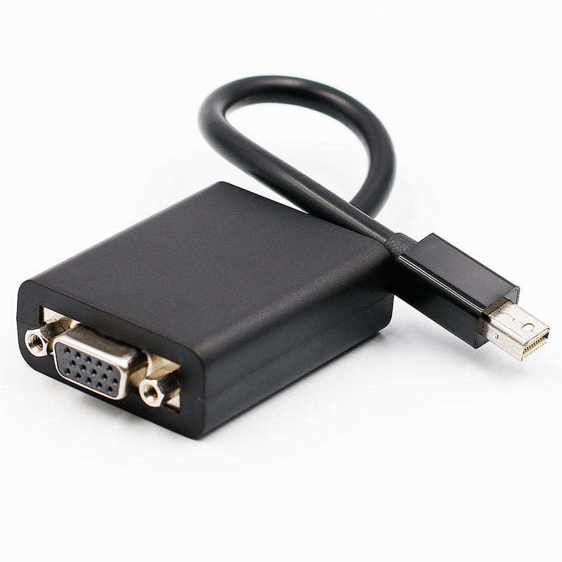 Mini DisplayPort to VGA Adapter with Screw