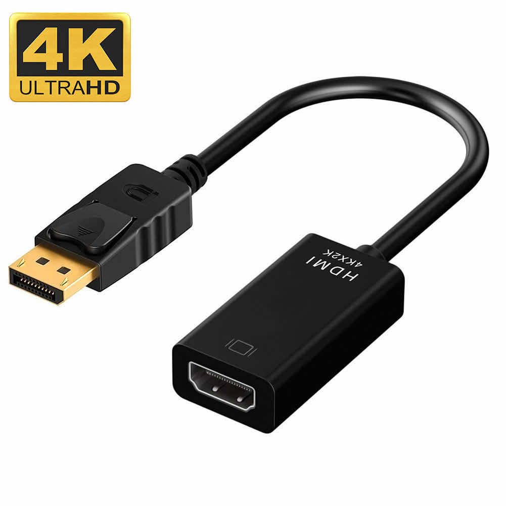 4K DP Displayport to HDMI Female Adapter Cable