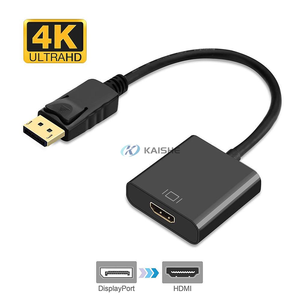 4K DP Displayport to HDMI Female Adapter Cable