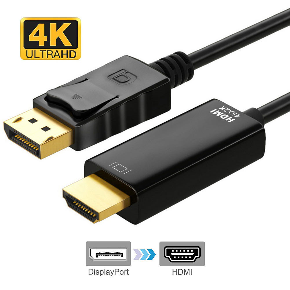 1.8M/6ft 4k*2k  Displayport to HDMI Cable 