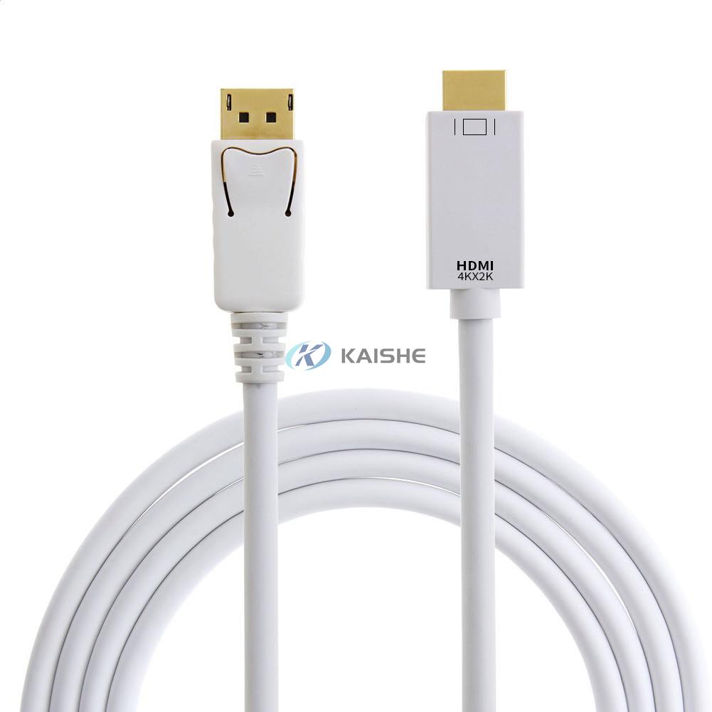 1.8M/6ft 4k*2k  Displayport to HDMI Cable 