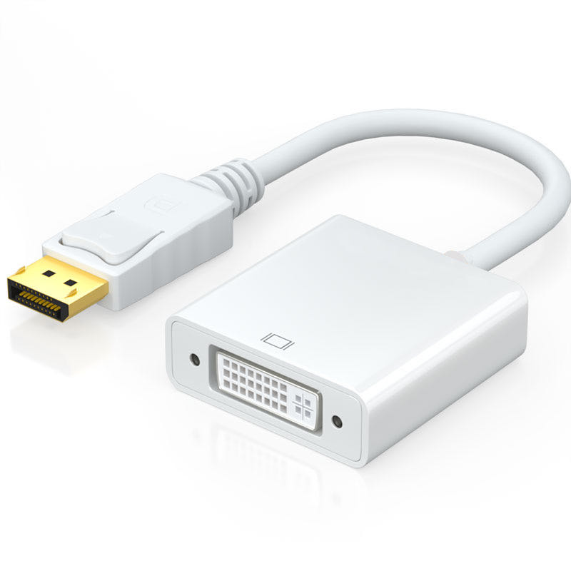 Gold Plated DisplayPort to DVI Male to Female Converter