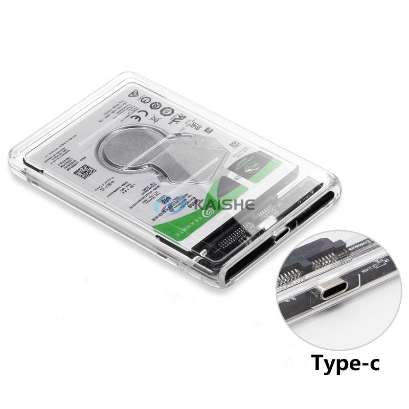  Type C to SATA External Hard Drive Disk Case 
