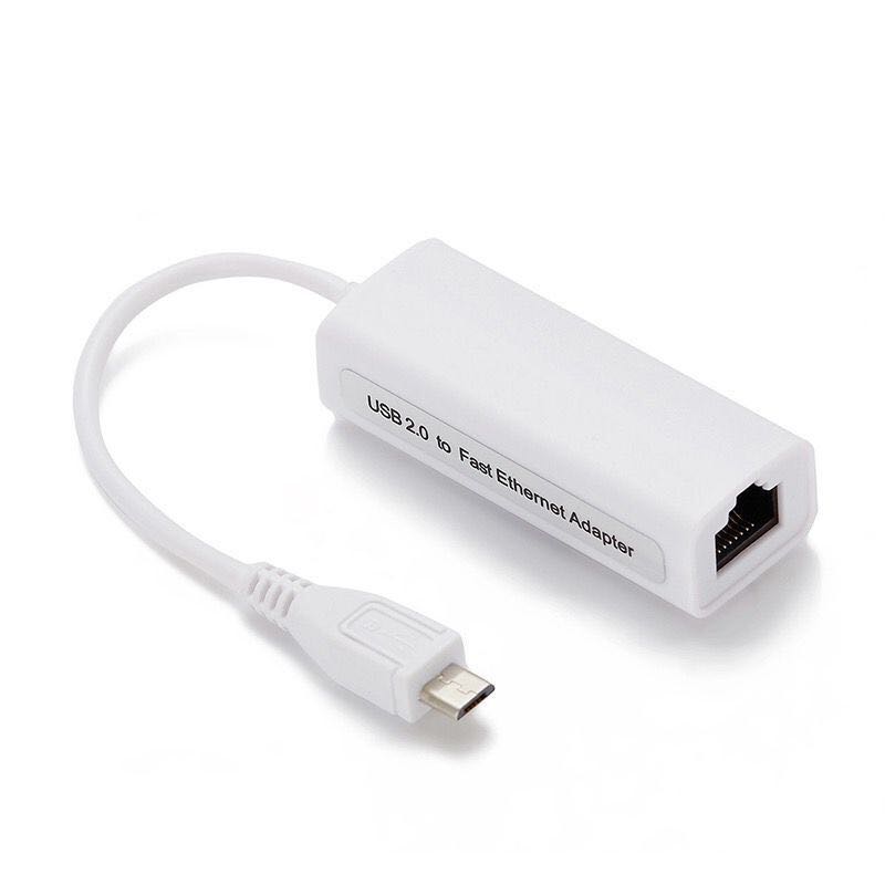 Micro USB to RJ45 Ethernet Adapter 