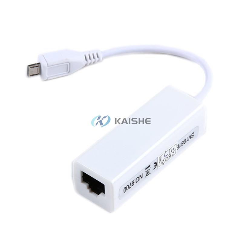 Micro USB to RJ45 Ethernet Adapter 
