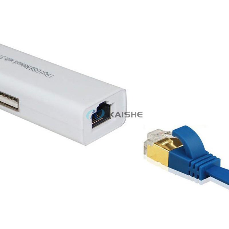 Micro Usb to rj45 Ethernet Adapter with 3 usb 2.0 port
