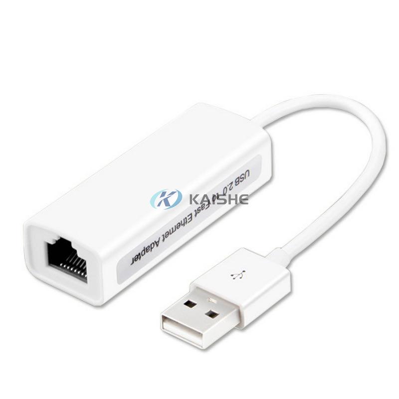 USB 2.0 to 10/100M Ethernet Adapter Laptop RJ45 LAN Network Extender 