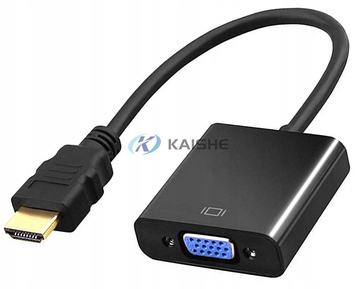 Gold-Plated HDMI to VGA Adapter (Male to Female) 