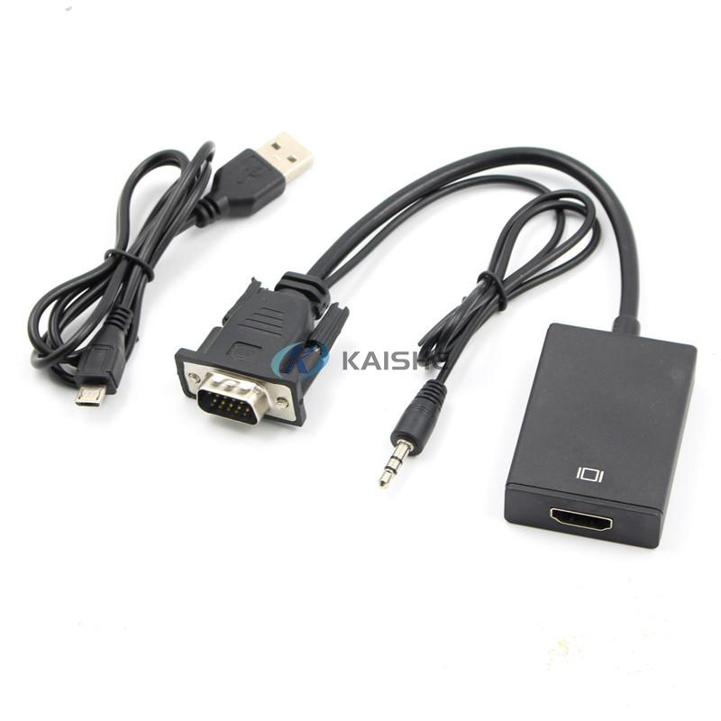 1080P VGA to HDMI Adapter Male to Female