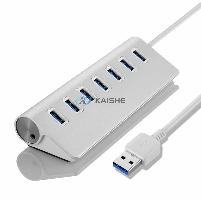 Aluminum 7-Port USB 3.0 Hub
