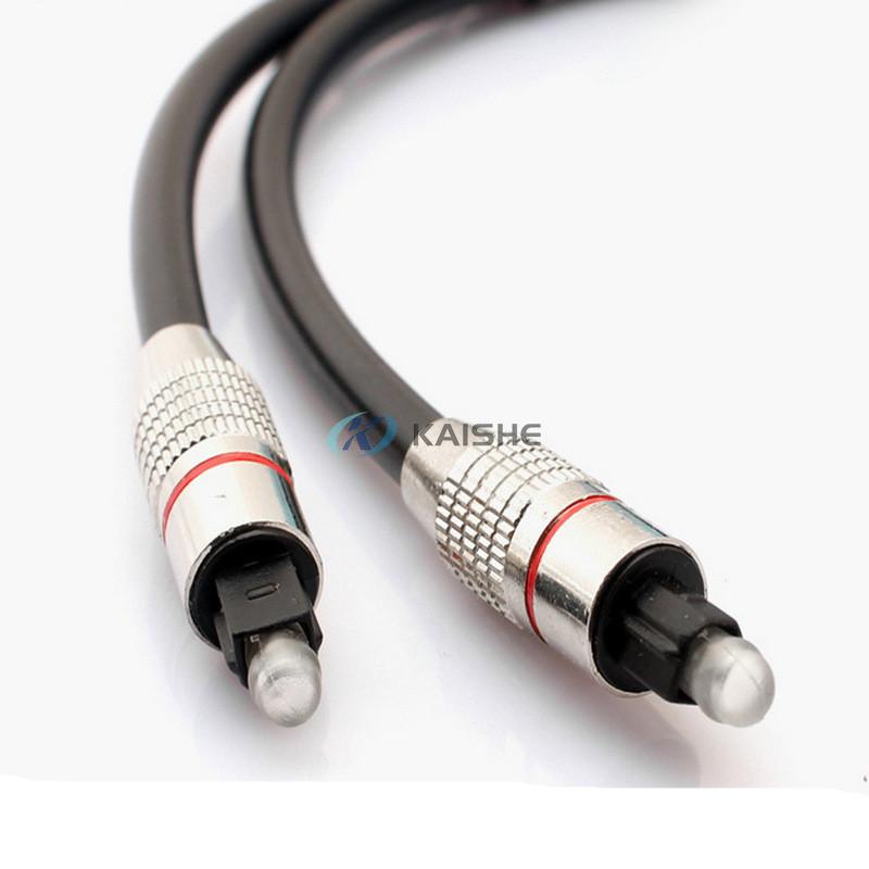 Metal Toslink Digital Optical Audio Cable (S/PDIF)
