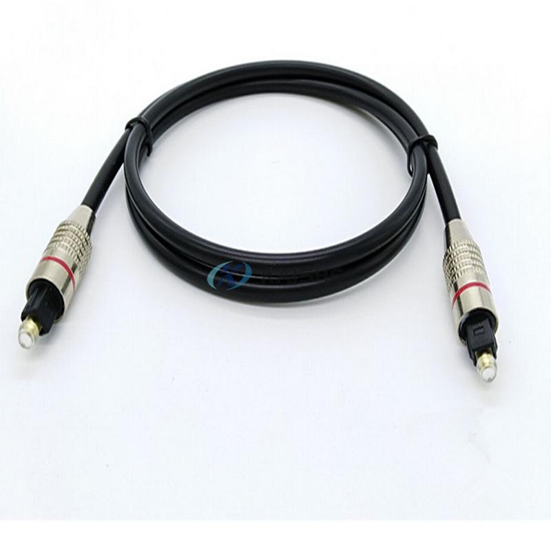 Metal Toslink Digital Optical Audio Cable (S/PDIF)