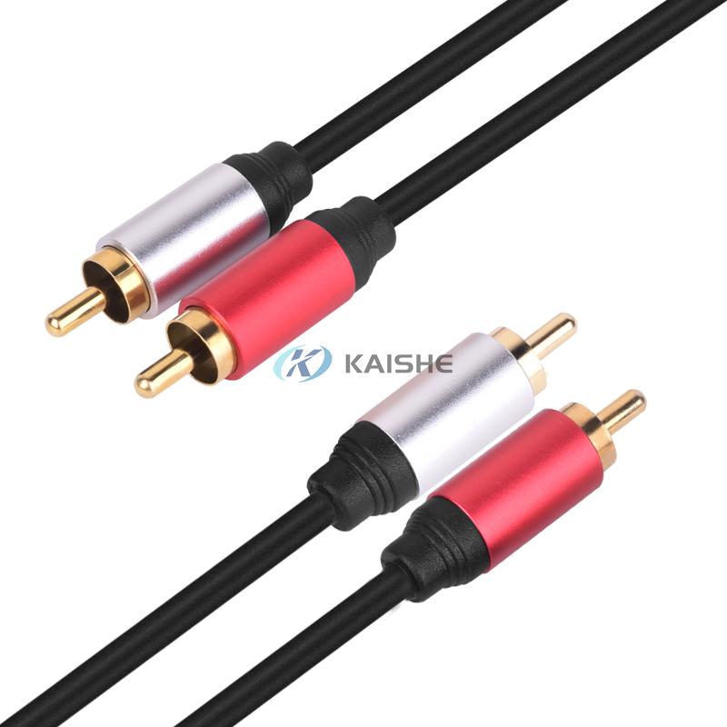 2RCA Male to 2RCA Male Stereo Audio Cable