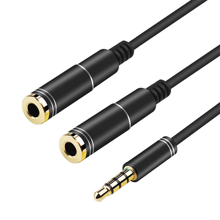 3.5mm Male to 2 x 3.5mm Female - y Splitter Cable 