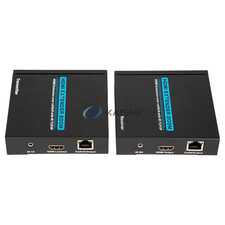 1080p HDMI Extender over Single cat5e Cat6 with Loopout+IR