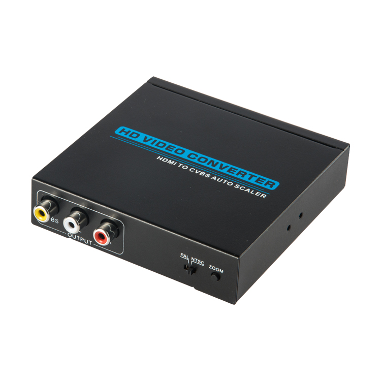 HDMI to CVBS Signal Converter with ZOOM