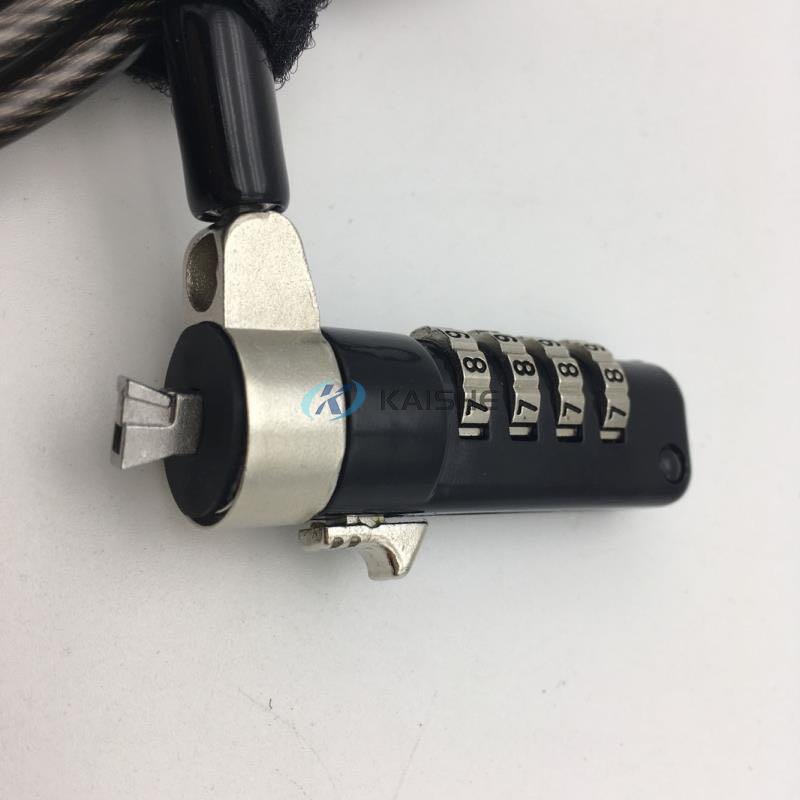 6ft 4 Digit Pass Word  Combination Security Lock Cable 