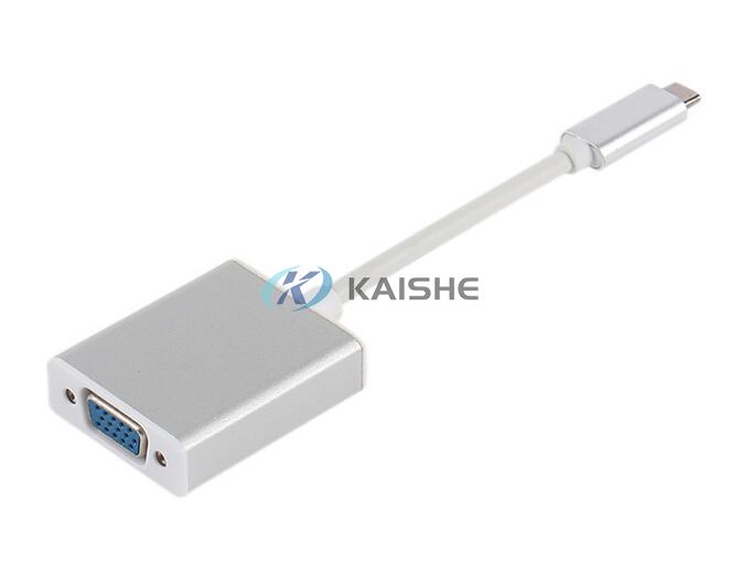 USB-C to VGA Adapter, USB 3.1 Type C (Thunderbolt 3) to VGA Converter 