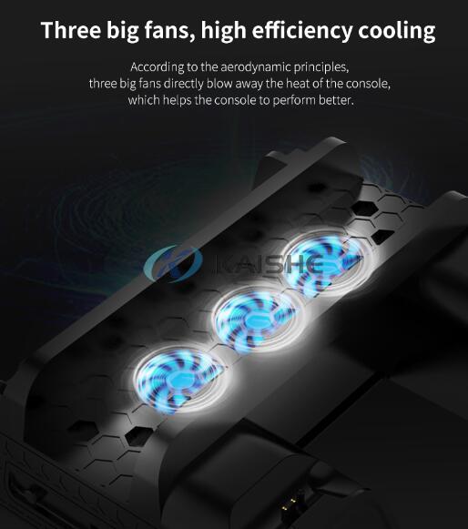 Cooling Base Game Disc Storage For Playstation 4 PS4/Slim/Pro Console Cooling Base