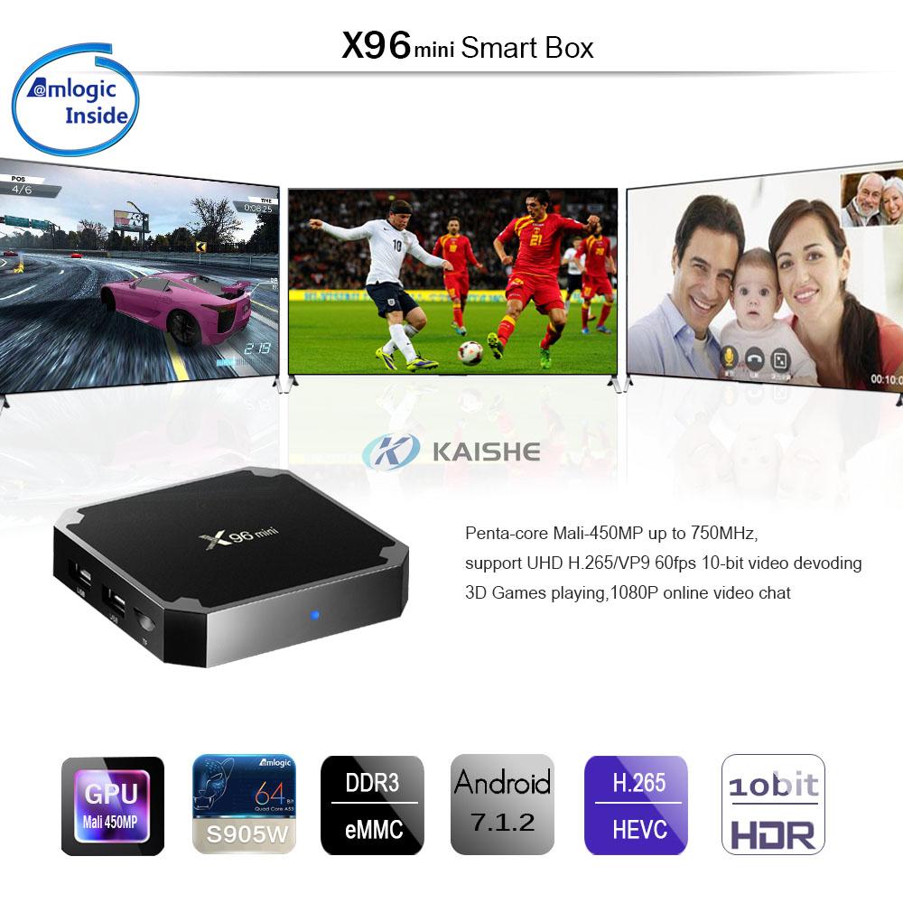 X96 Mini Streaming Media Player Android 9.0 / 4K TV Box 