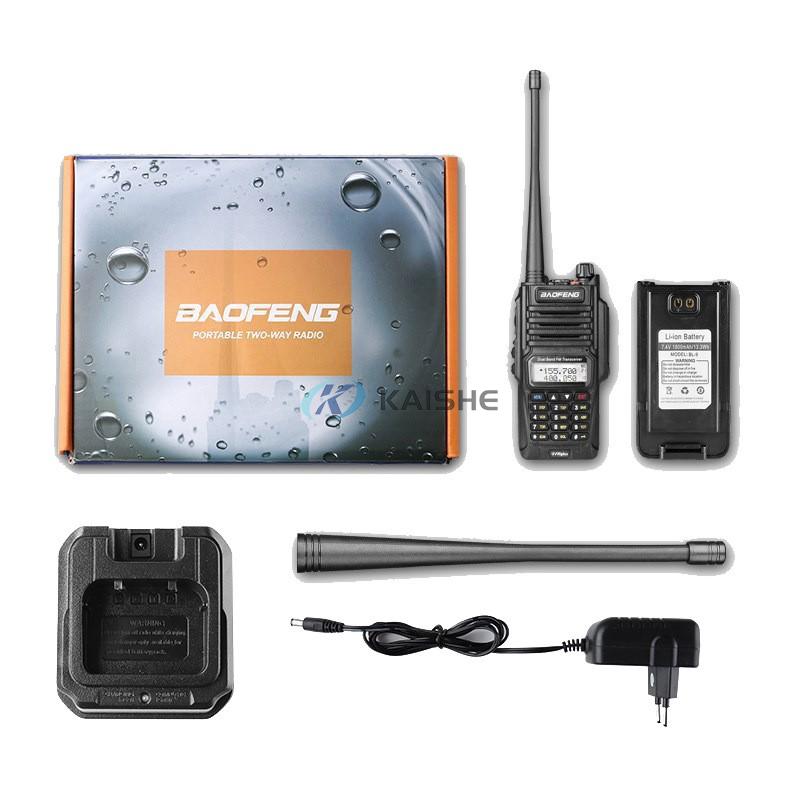 BaoFeng UV-9R Dustproof Waterproof IP67 Transceiver Walkie Talkie Two Way Radio with Programming Cable